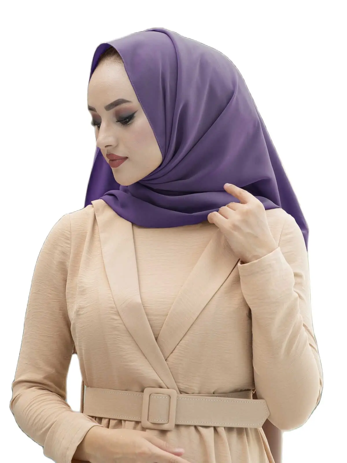 Черный Дубай Турция Для женщин Молитва Хиджаб Платок с шалью Müslim Hijab Fashıon