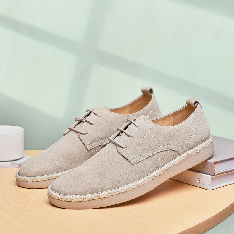 CAMEL Genuine Leather Men's Shoes Casual Comfortable Footwear England Trend Autumn Lace-up Vintage Elegant Felling | Обувь