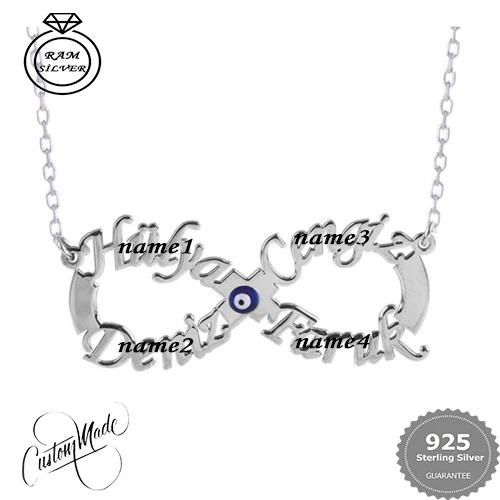 

Custom Necklace 925 Sterling Silver Name Necklace Personalized Women Necklace Jewelry Gift