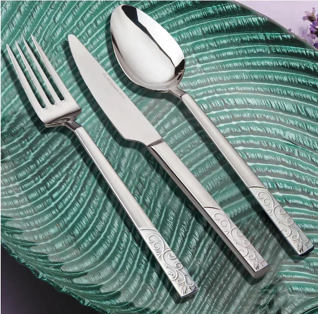 

Wienne High-End 60 Piece Cutlery Set Tableware 304 stainless steel cutlery set Flatware creative 18/10 stainless steel