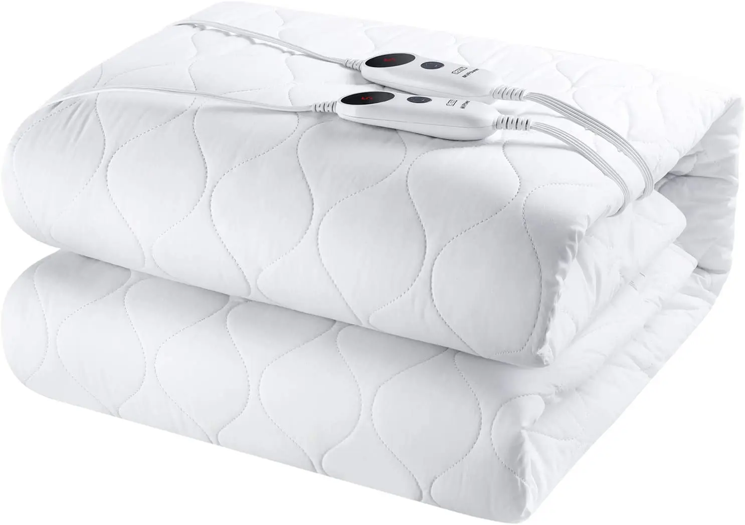 King Size heating mattress pad, heat mattress cover, Dual Co