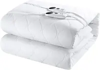 King Size heating mattress pad, heat mattress cover, Dual Control 6 heat settings, automatic shutdown, safe and warm technology heating mattress pad