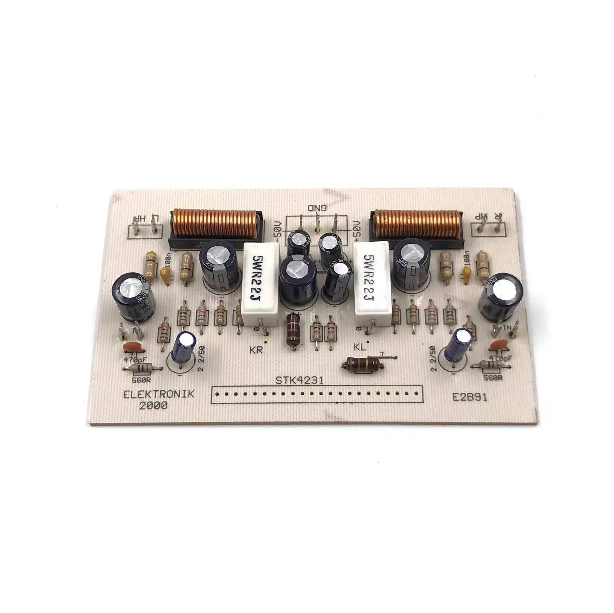 

STK Amplifer Circuit STK4231 STK4241 Module Stereo Audio Sound Amp Board 2x100W 2x120W PCB with Soldered Components