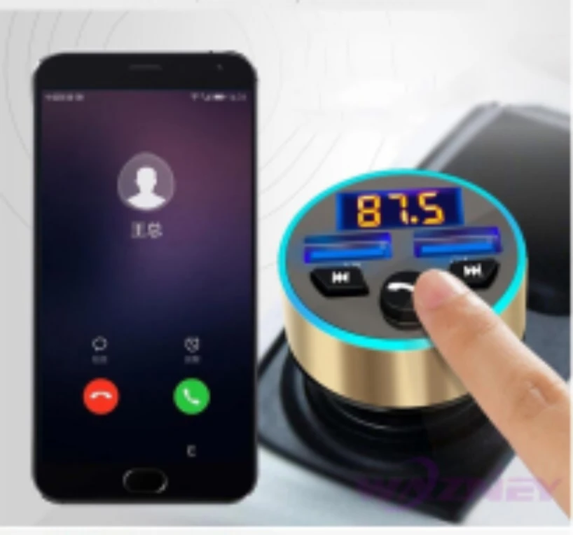 FM bluetooth фм трансмиттер модулятор передатчик в авто блютуз грмкая связь Hend free 3.1 A