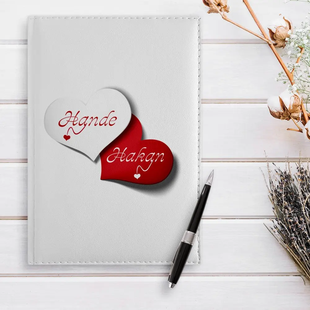

Personalized Valentine's Day Design 2020 White Leather Organizer-26