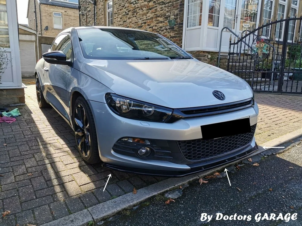 Насадка На передний бампер для Volkswagen Scirocco 2014-2017 аксессуар переднего бампера