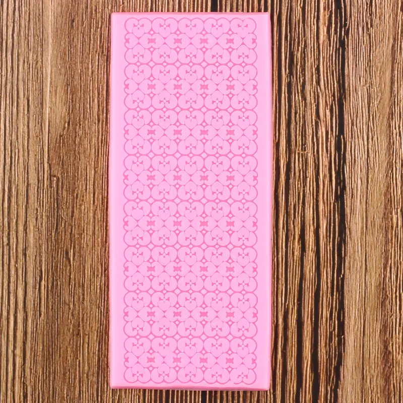 3D Lace Flower Silicone Molds Cake Border Fondant Mould Decorating Baking Mold Chocolate Candy Polymer Clay Moulds | Дом и сад