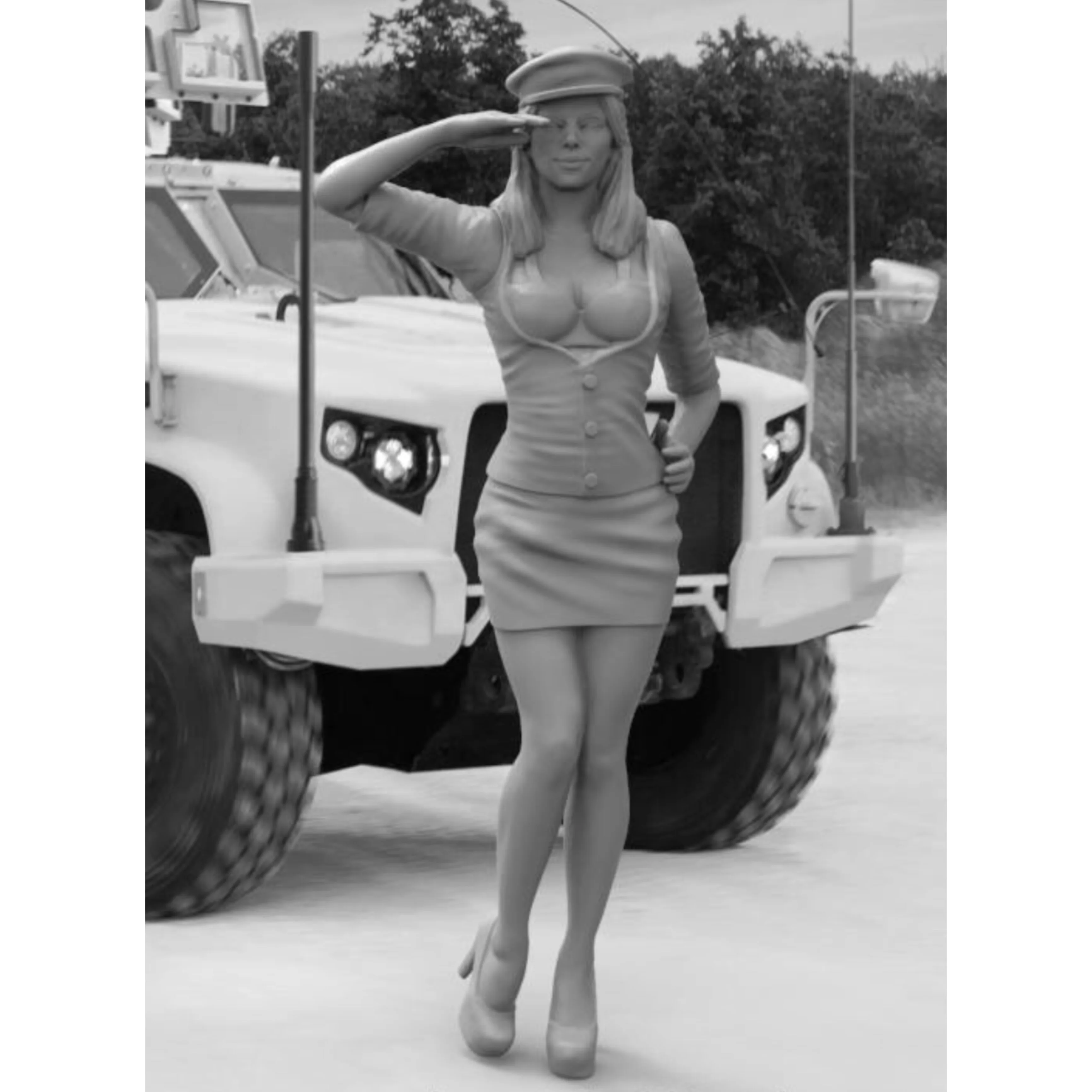 

1/35 Resin Model Figure GK，Unassembled and unpainted kit