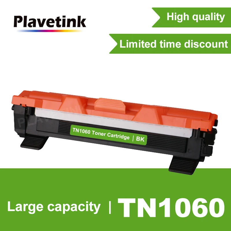 Черный тонер-картридж Plavetink совместимый с TN1060 для лазерных принтеров Brother HL 1110 1210