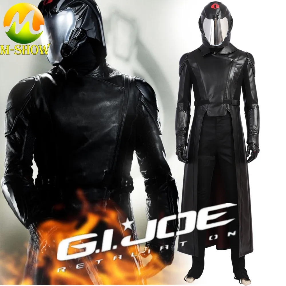 Кобра командир костюм для косплея из фильма G I Joe кожаный взрослых Мужская одежда