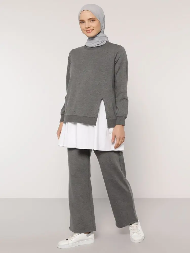 

Туника брюки тройной, комплект спортивной одежды, блузка из хлопчатобумажной ткани с длинными рукавами для малышей Повседневная одежда, До...