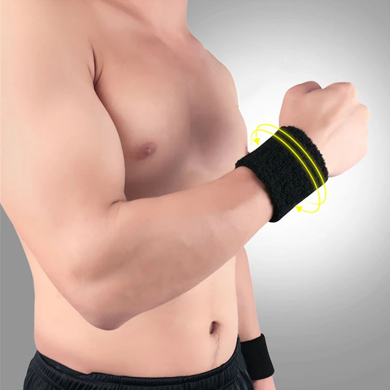 BenKen 1 пара спортивное полотенце напульсник для запястья поддержка тренажерного