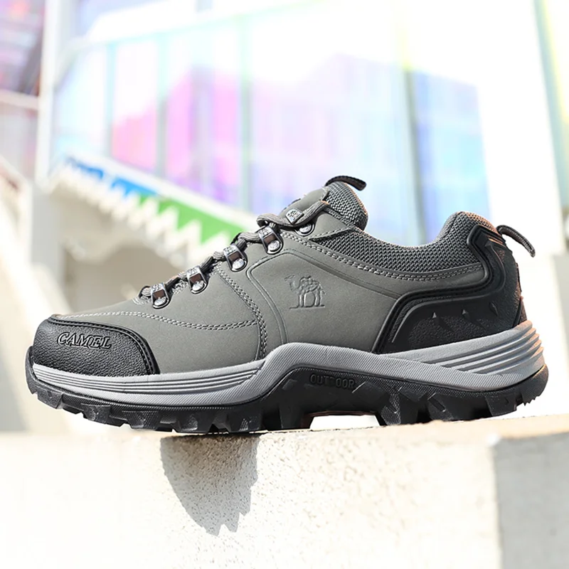 CAMEL мужская обувь для походов на открытом воздухе кожаные Нескользящие удобные