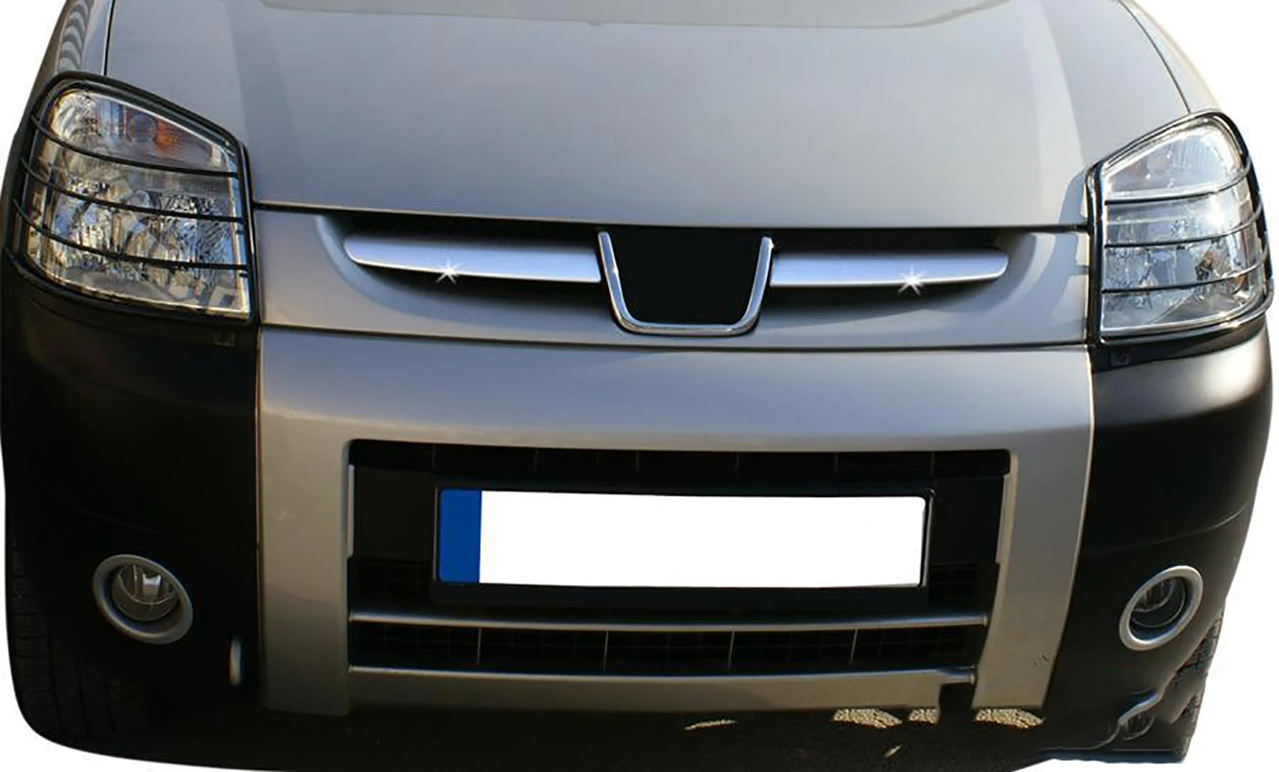 

Хромированная передняя решетка для Peugeot Partner, 2 шт. (2004-2008)