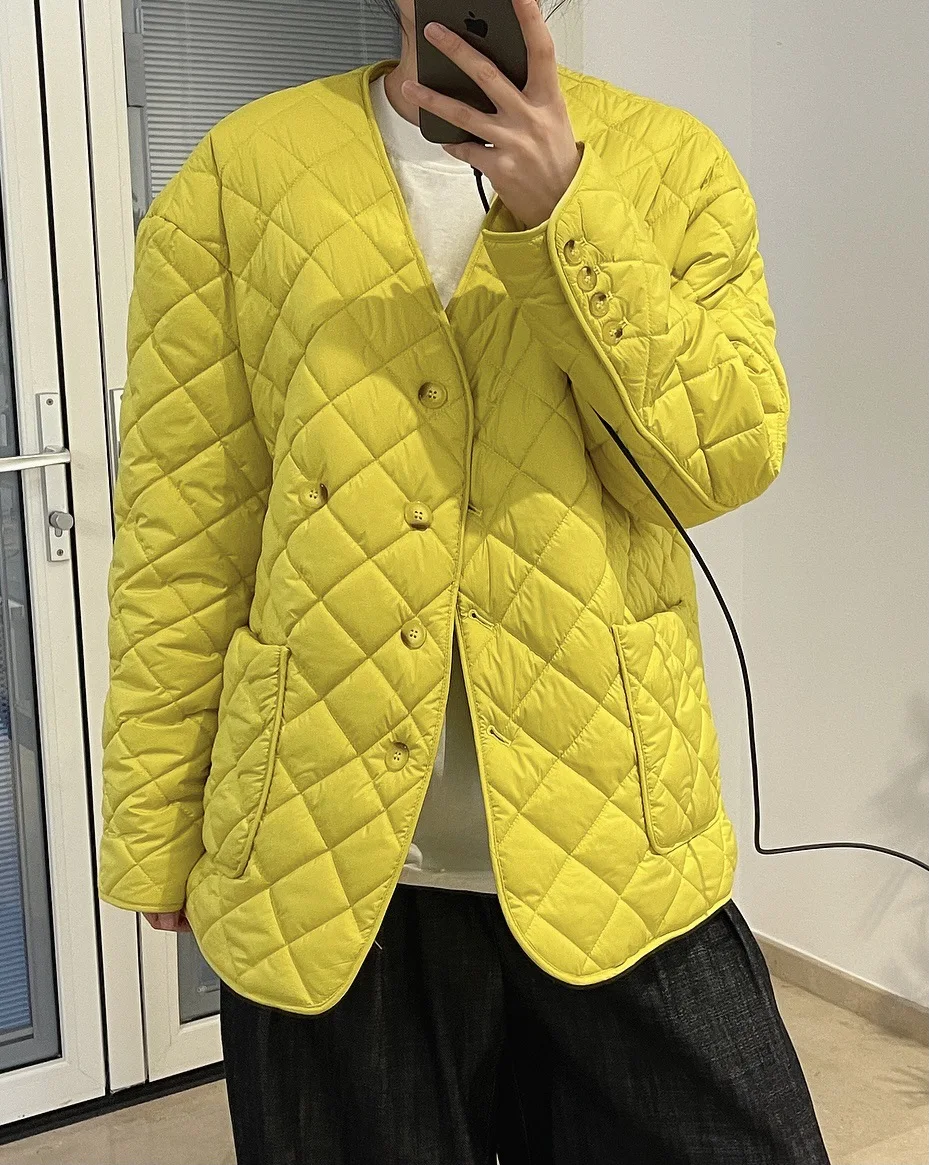 

woman spring new model thin warm coat new design bright color
