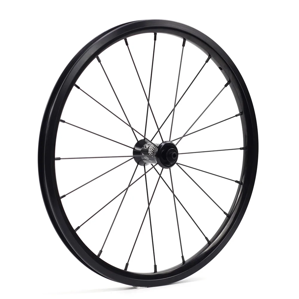 front ecc only Silverock литые диски 1" 1 3/8" 349 в обод тормоза 24H 8-11s 74 мм 130 м для FNHON GUST складной велосипед городской Clincher велосипедные колеса - Color: front ecc only