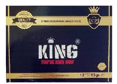 

King Epimedium Paste Stick 12 Pcs X 15 Gr Vitamin Energy Ginseng Lubricant Spray Delay