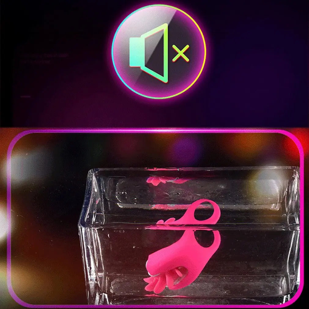 Вращающийся оральный язык лизание вибрация кольцо на пенис массаж вагины точки G