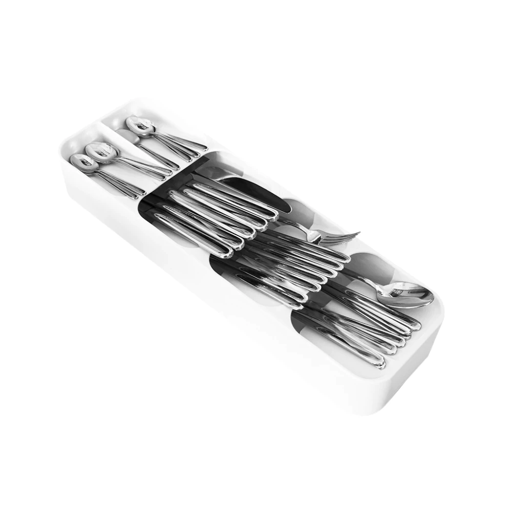 kitchen organizer cutlery drawer storage box tray fork spoon divider container for utensils appriance rack cabinet stand free global shipping