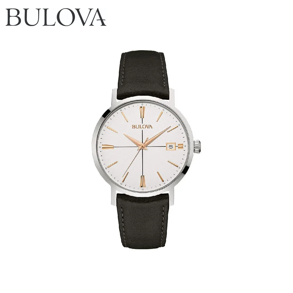 Наручные часы Bulova 98B254 мужские кварцевые на кожаном ремешке|Кварцевые часы| |