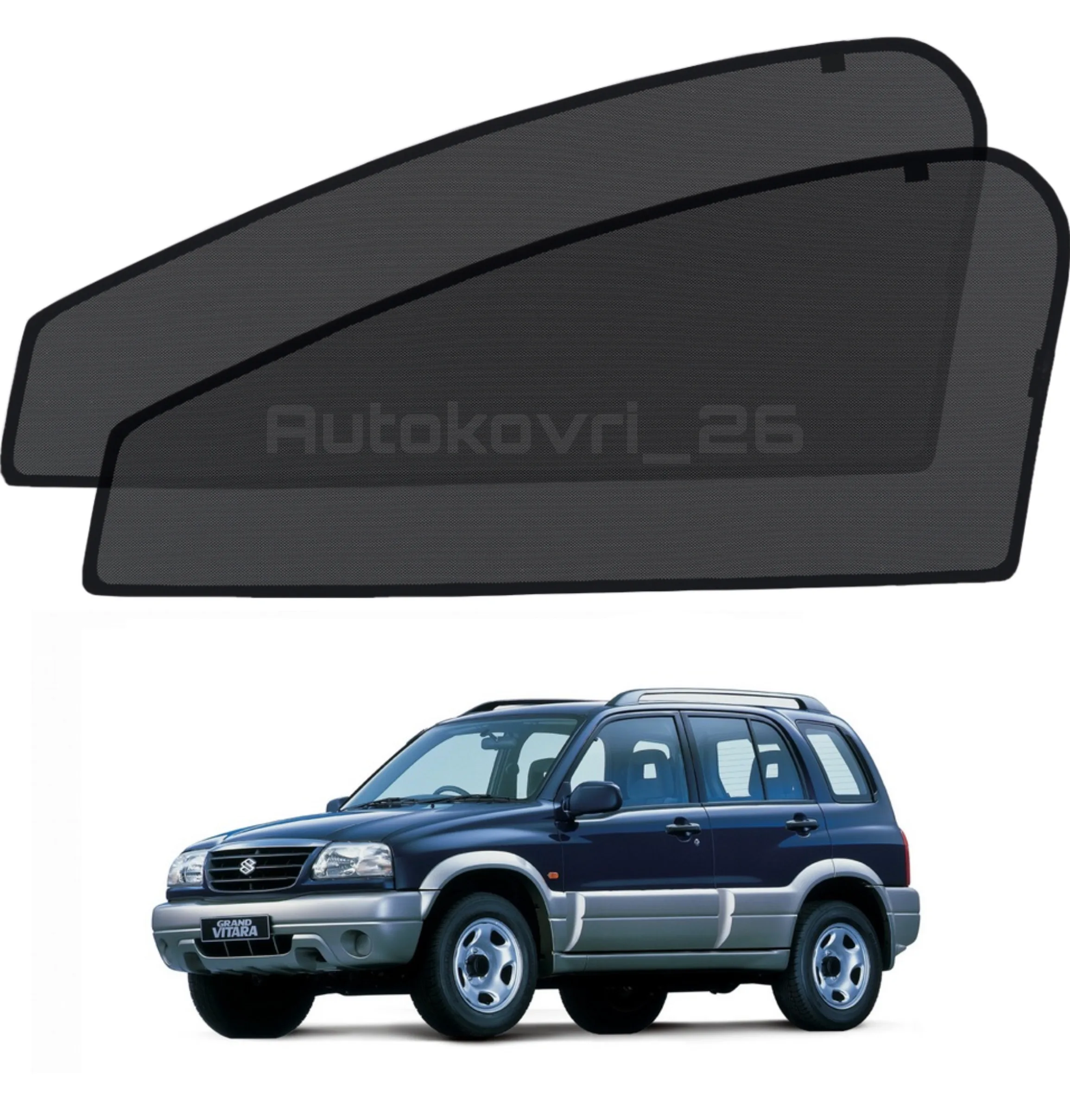 АВТО ШТОРКИ СЕТКИ КАРКАСНЫЕ НА СУЗУКИ ГРАНД ВИТАРА 1 SUZUKI GRAND VITARA (98-06) |