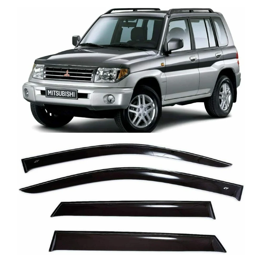 Дефлекторы окон Cobra Tuning M43498 на авто Mitsubishi Pajero Pinin 5d 1998 2006 4 шт./комп. ветровики от