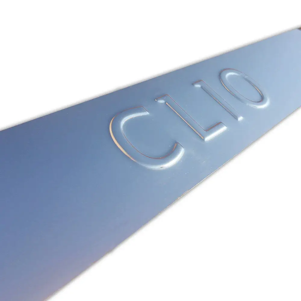 Скидка Хромированная консоль Renault Clio 4 Streamer Trim 2012-2019, автомобильные аксессуары из нержавеющей стали, автомобильные инструменты, наклейки, декоратив...