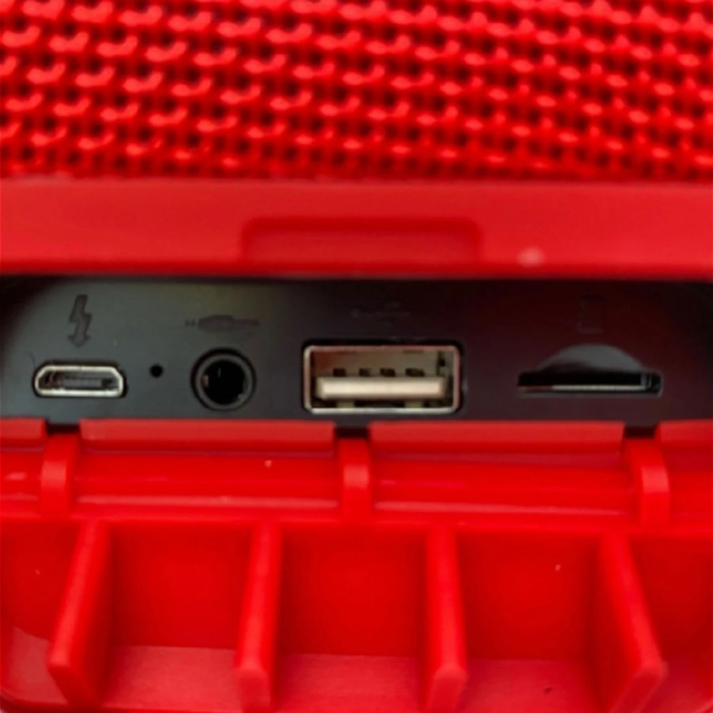 Bluetooth колонка зарядка 3 красная | Электроника