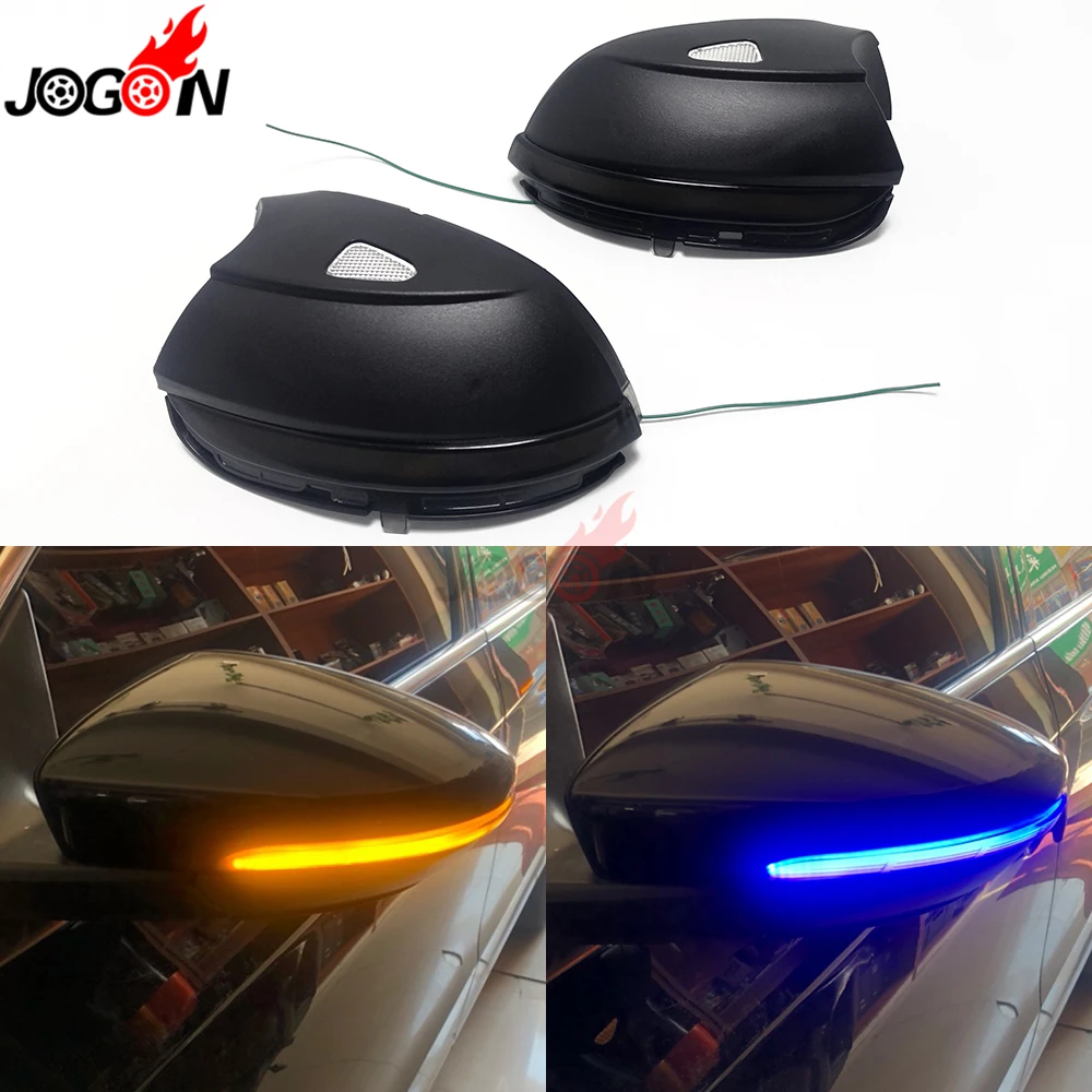Для VW Passat B7 CC Scirocco Jetta MK6 EOS Beetle светодиодный индикатор динамического сигнала поворота последовательный боковой зеркальный индикатор светильник