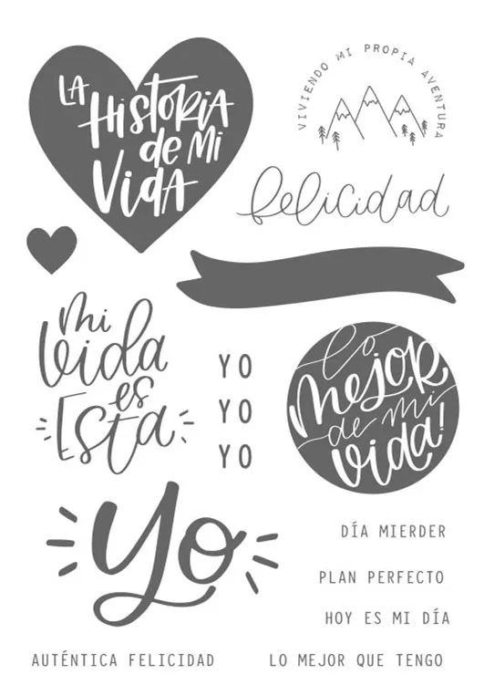 2022 испанские штампы прозрачные для скрапбукинга Прозрачная силиконовая резина