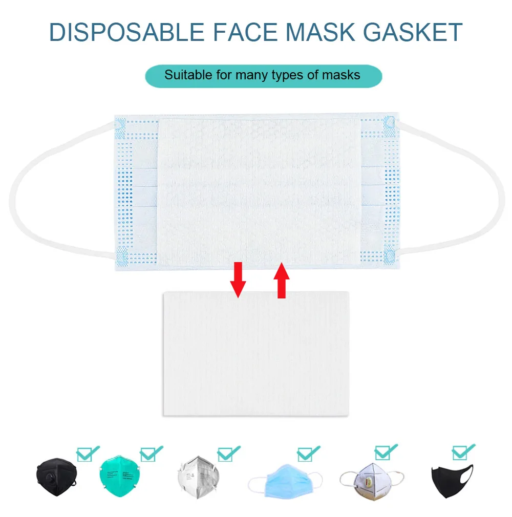 100 шт. 3 слоя одноразовые маски прокладка безопасная защита от пыли дышащая маска