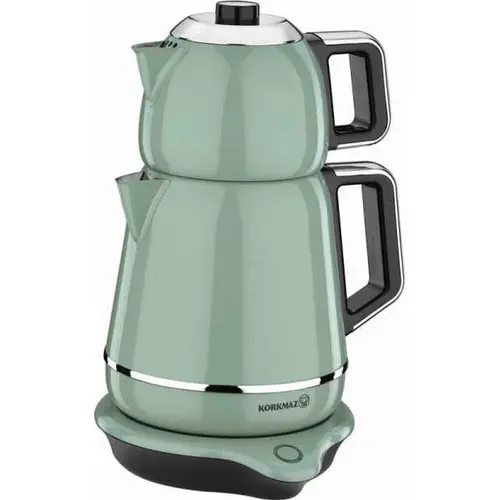 

Korkmaz A332-01 Steel Tea Machine Turkish Electric Teapot, Tea Kettle Machine Maker, Samovari Turkish Tea Maker,Tea Urn