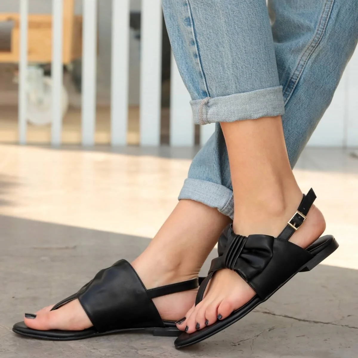 Mio густо бренд PAPILLON черный/белый цвет/розовый/кожа Цвета на низком каблуке