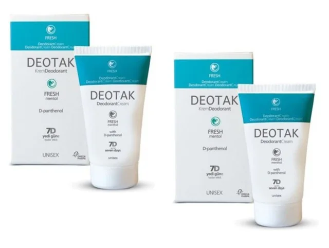 

Дезодорант-крем DEOTAK Fresh 35 мл * 2 шт. 437278603