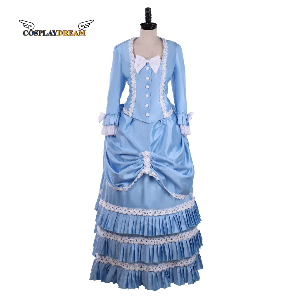 

Cosplaydream викторианское платье 1920-х годов, голубое платье времен гражданской войны, бальное платье, винтажные костюмы, средневековое бальное платье, платье на заказ