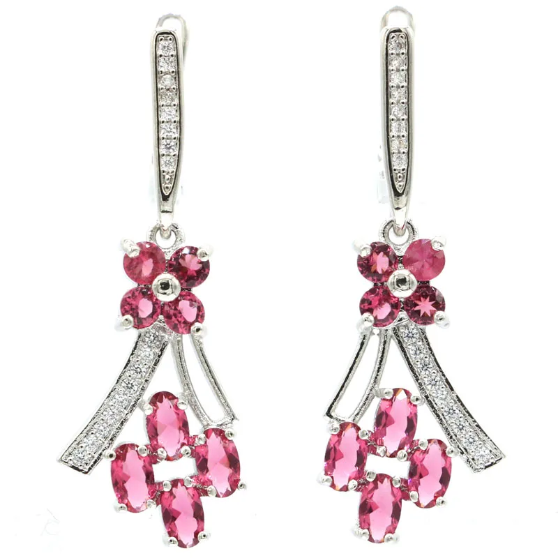 39x14 мм нежный четкий вырез создан розовый малиновый родолит фиолетовый Танзанит