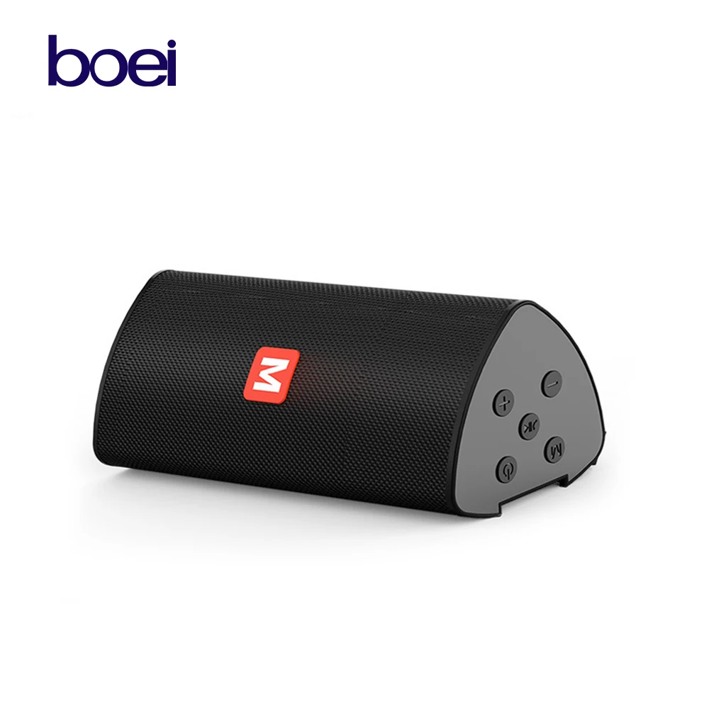 

Boei Black Powerful Subwoofer Built-in HD Microphone Dual Speakers Sound Box Small Portable Computer Bluetooth Wireless Speaker