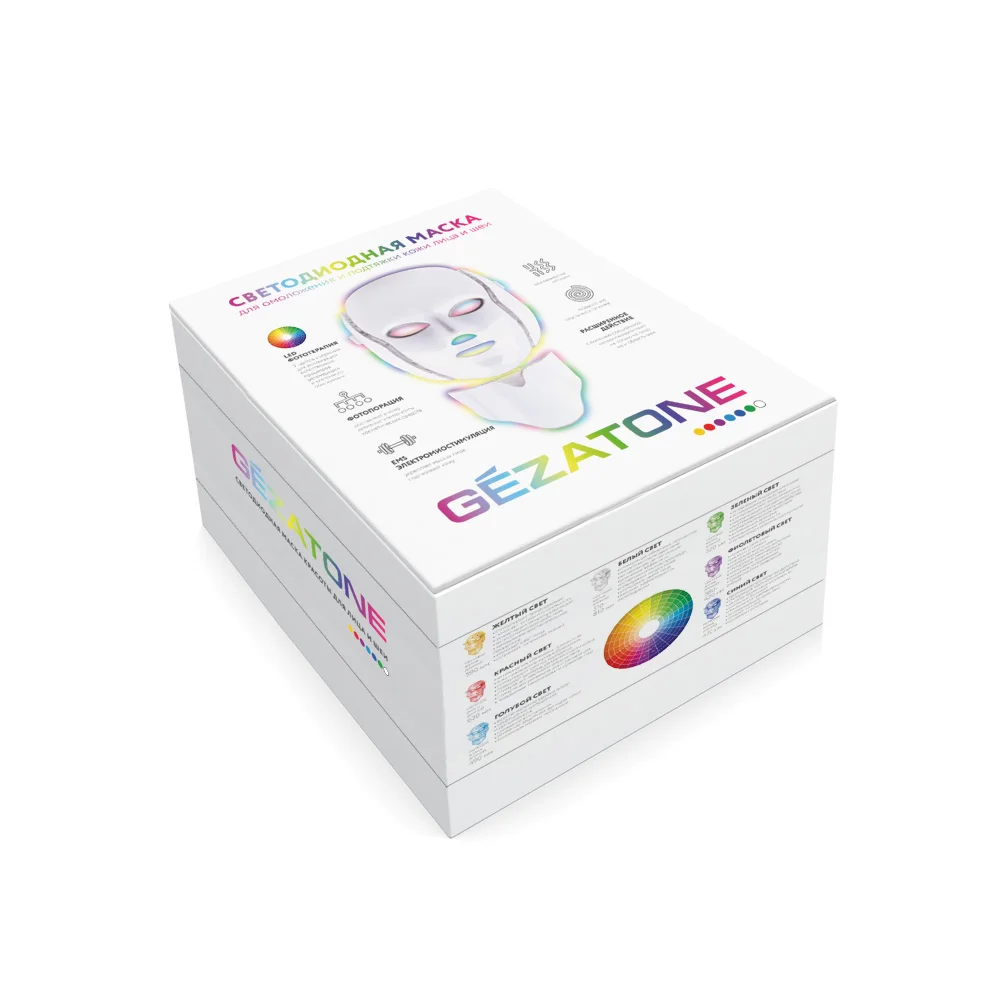 Gezatone m1090 светодиодная маска | Красота и здоровье