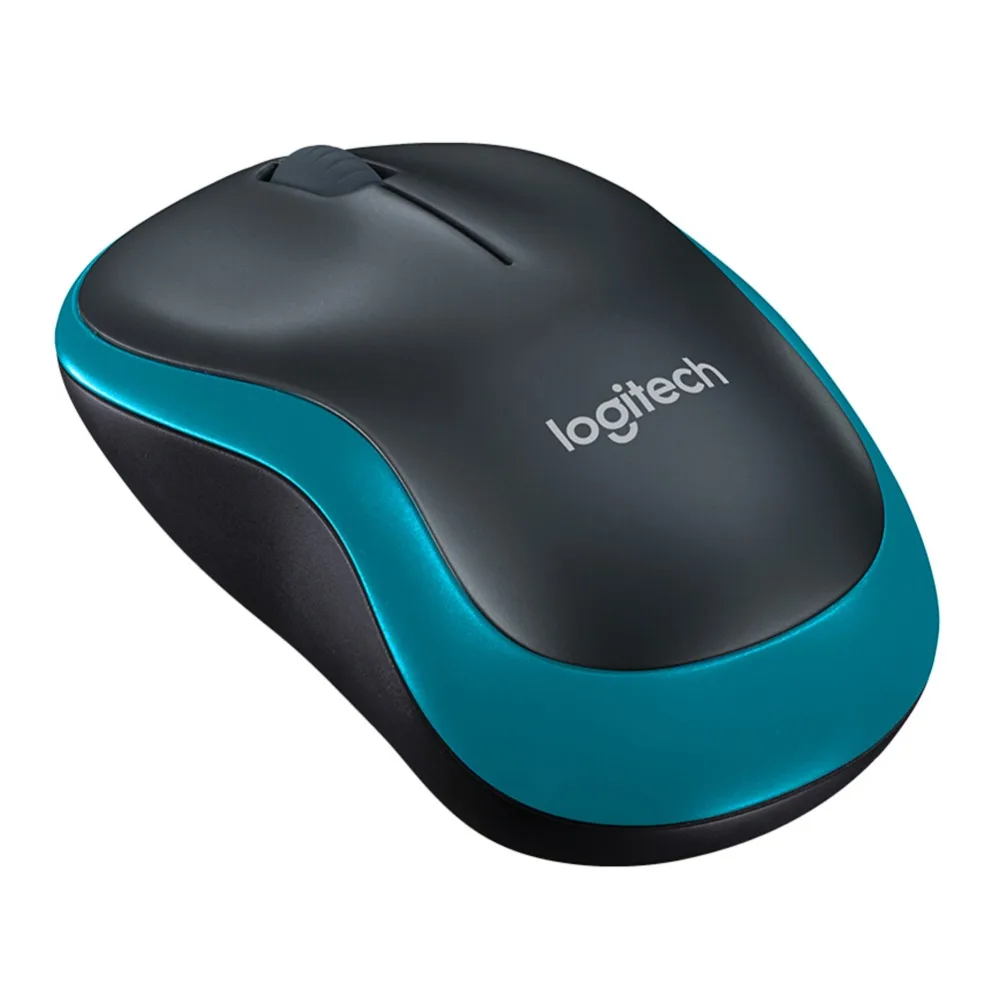 Мышь logitech M186 оптическая эргономичная 2,4 ГГц Беспроводная мышь USB 1000 dpi 2,4 ГГц Технология беспроводного подключения