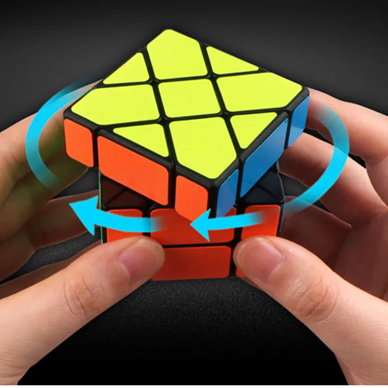 QiYi YiLeng 3x3 fisher Speed Cube Yileng 3x3x3 Strange-shape Puzzle Magic cubo qiyi 3x3 Puzzle Toys For Children Speed Cube