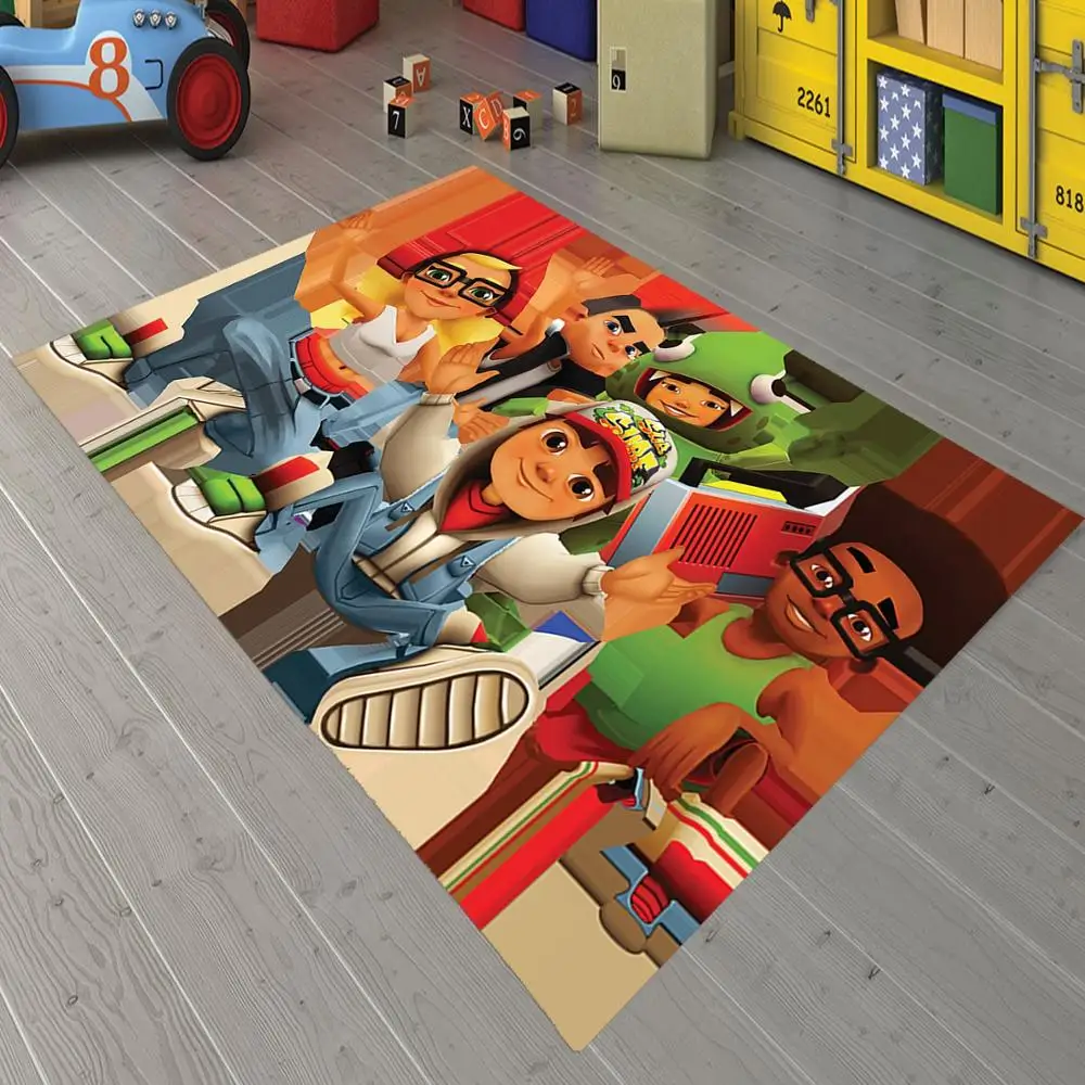 Нескользящий напольный ковер для метро подростков|Ковер| |