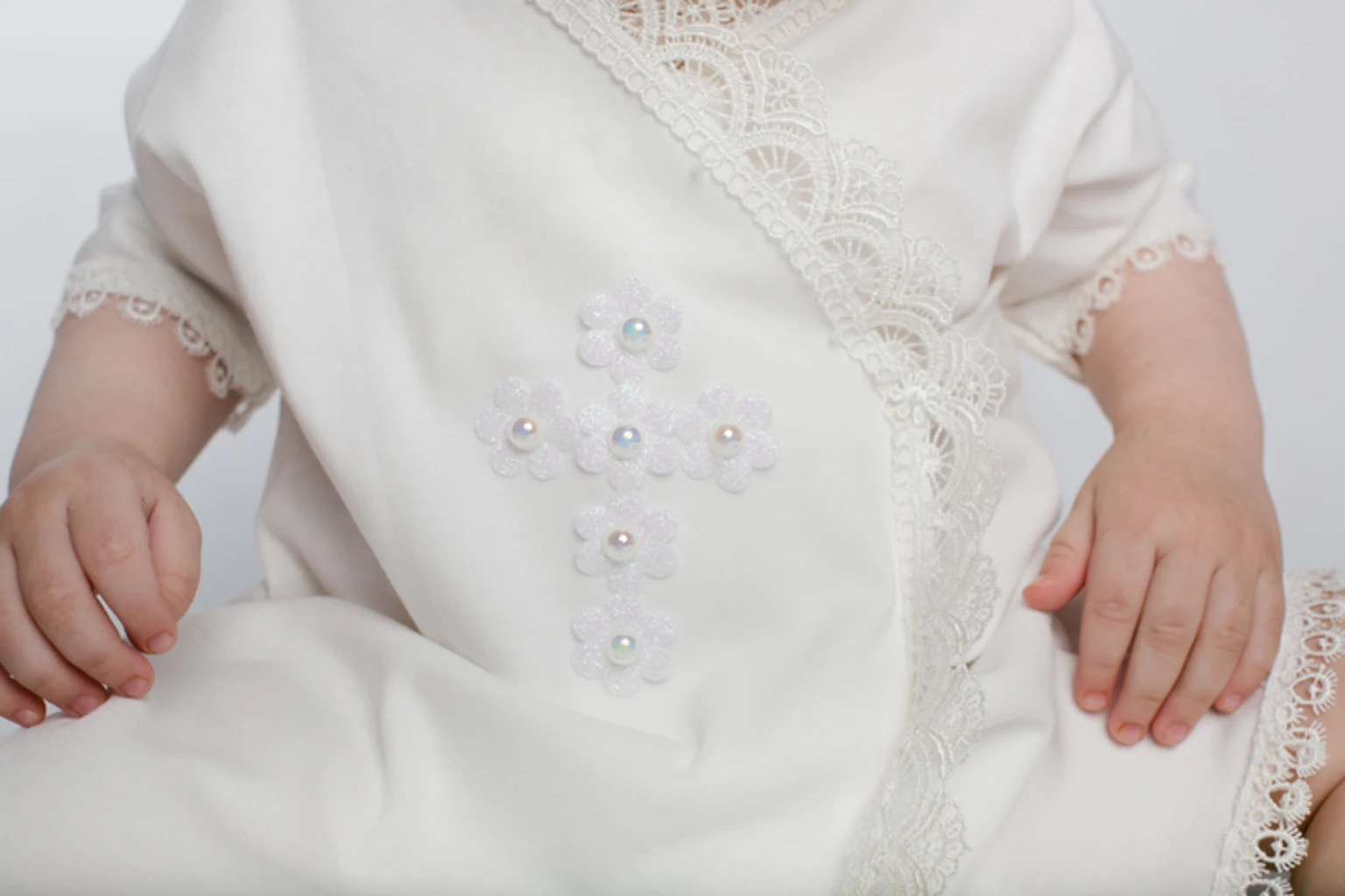 Детское крестильное платье &quotажурное&quot для девочки soon-mom | Детская одежда и