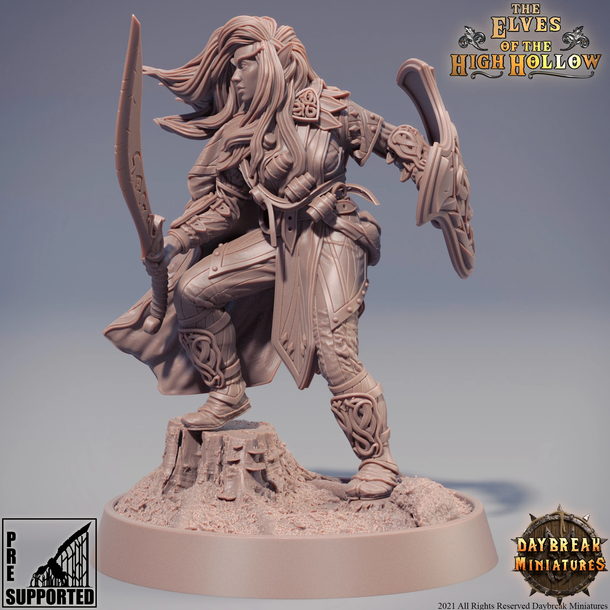 Merlo Kataa | The Elves of the High Hollow Миниатюры DnD Wargame