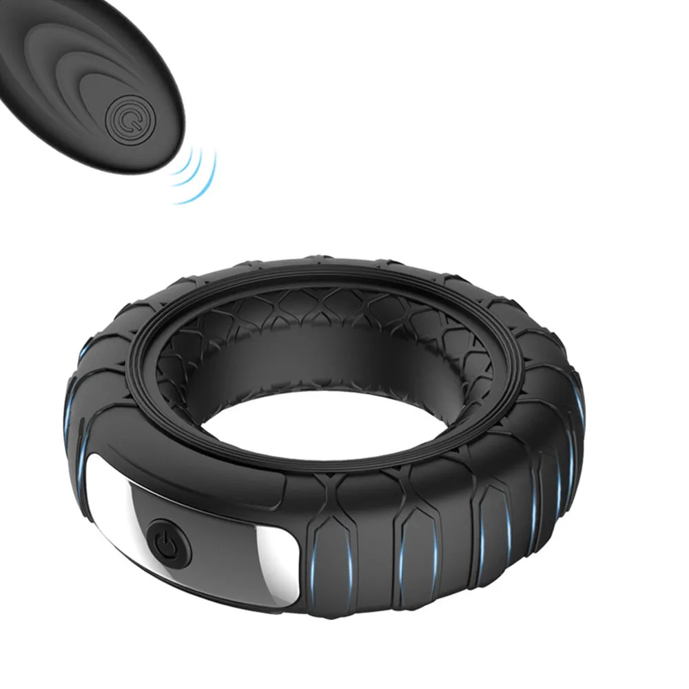 Силиконовый вибратор кольцо на член пенис мужской массаж интимные игрушки для