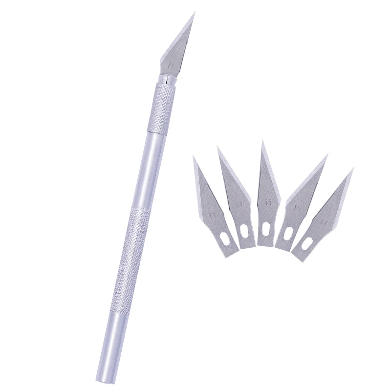 

Multifunctional Carving Knife Paper Cutting Knife Letter Knife Engraving Cutter With 5pcs Blades For Leather Paper Sculpture