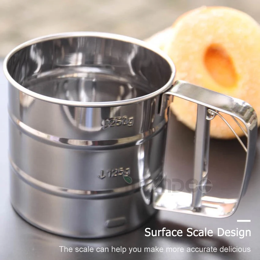 Сито для муки MEMDOO из нержавеющей стали полуавтоматические ручные инструменты