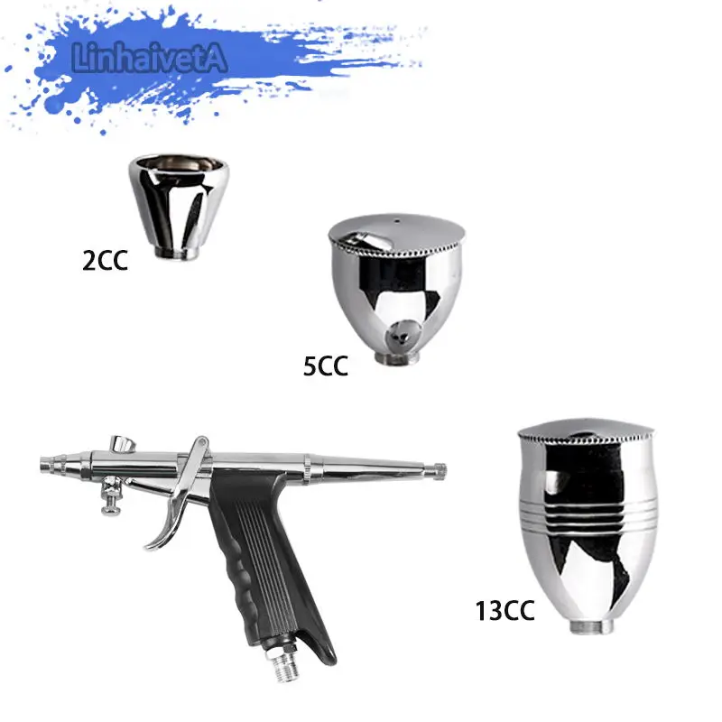 Аэрограф наборы для рисования Гравитационный пистолет-распылитель с шлангом 0 3/0