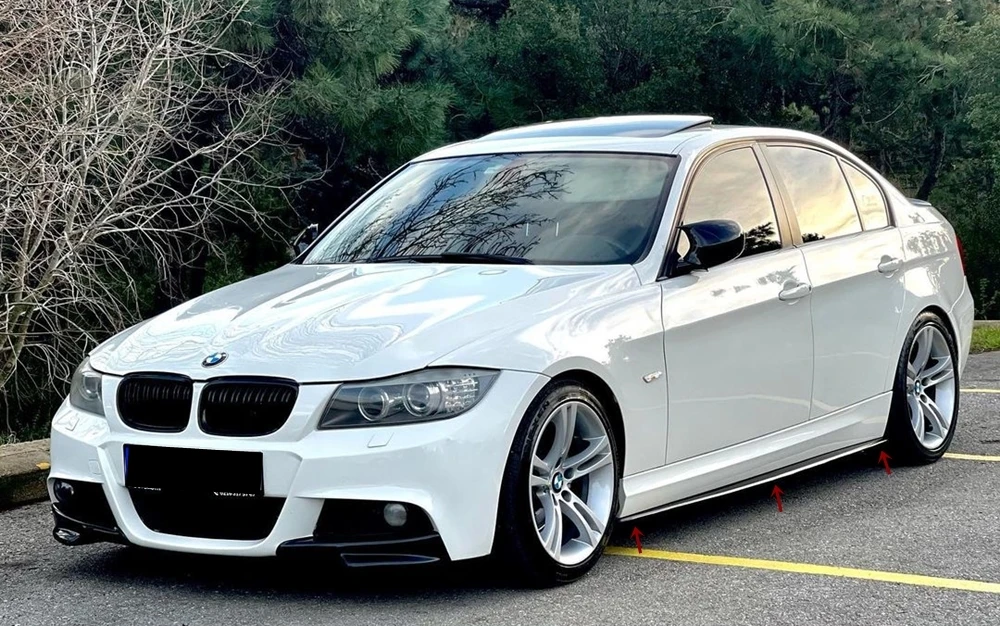 Насадка на пороги для Bmw 3 серии E90 2004-2012 автомобильный Стайлинг универсальный