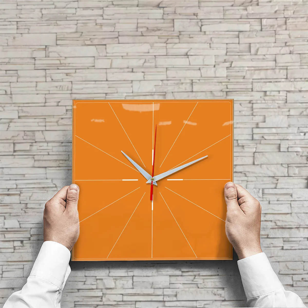 Wall Clock ideal 869 Orange | Дом и сад