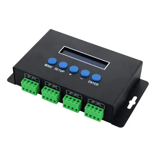 Ethernet-SPI/DMX pixel light controller BC204 | RGB Controler